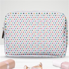 Hearts Pattern Make Up Pouch (medium) by designsbymallika