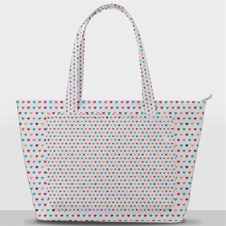 Hearts Pattern Back Pocket Shoulder Bag 