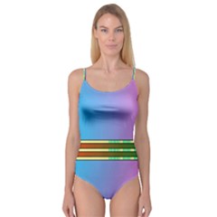 Vaporwave Hack The Planet 4 Camisole Leotard  by WetdryvacsLair