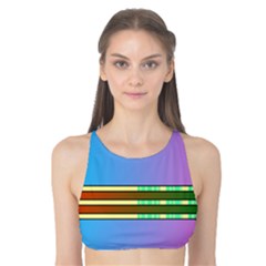 Vaporwave Hack The Planet 4 Tank Bikini Top by WetdryvacsLair