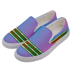 Vaporwave Hack The Planet 4 Men s Canvas Slip Ons by WetdryvacsLair