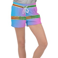 Vaporwave Hack The Planet 4 Velour Lounge Shorts by WetdryvacsLair