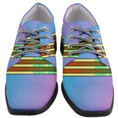 Vaporwave Hack The Planet 4 Women Heeled Oxford Shoes by WetdryvacsLair