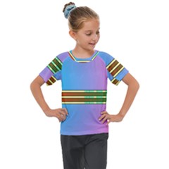 Vaporwave Hack The Planet 4 Kids  Mesh Piece Tee