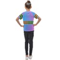 Vaporwave Hack The Planet 4 Kids  Mesh Piece Tee View2