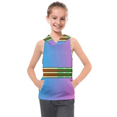 Vaporwave Hack The Planet 4 Kids  Sleeveless Hoodie by WetdryvacsLair