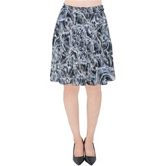 Ice Knot Velvet High Waist Skirt by MRNStudios