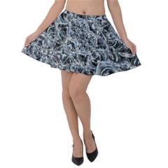 Ice Knot Velvet Skater Skirt by MRNStudios