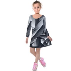 Harris Kids  Long Sleeve Velvet Dress by MRNStudios