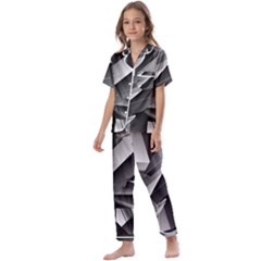 Harris Kids  Satin Short Sleeve Pajamas Set by MRNStudios