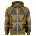 Fallout Shelter In Basement Radiation Sign Men s Zipper Hoodie View1