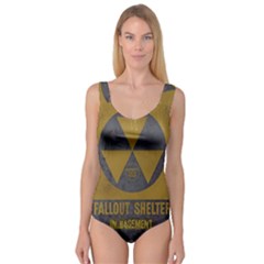 Fallout Shelter In Basement Radiation Sign Princess Tank Leotard  by WetdryvacsLair