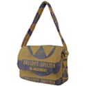 Fallout Shelter In Basement Radiation Sign Courier Bag View2