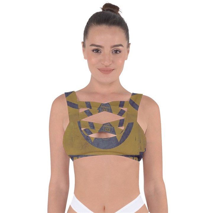 Fallout Shelter In Basement Radiation Sign Bandaged Up Bikini Top