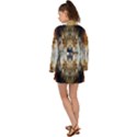 Retro Hippie Vibe Trippy Psychedelic Long Sleeve Kimono View2