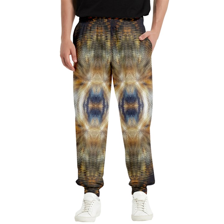 Retro Hippie Vibe Trippy Psychedelic Men s Elastic Waist Pants