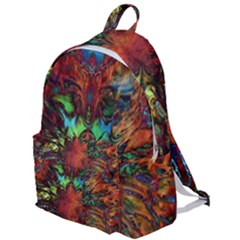 Boho Hippie Trippy Floral Pattern The Plain Backpack by CrypticFragmentsDesign