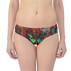 Boho Hippie Trippy Floral Pattern Hipster Bikini Bottoms by CrypticFragmentsDesign