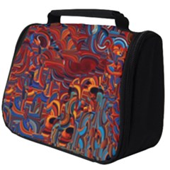 Phoenix In The Rain Abstract Pattern Full Print Travel Pouch (big) by CrypticFragmentsDesign