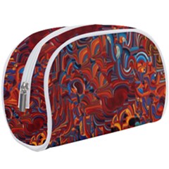 Phoenix In The Rain Abstract Pattern Make Up Case (large) by CrypticFragmentsDesign