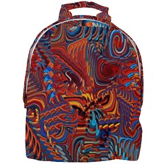 Phoenix Rising Colorful Abstract Art Mini Full Print Backpack by CrypticFragmentsDesign