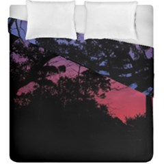 Sunset Landscape High Contrast Photo Duvet Cover Double Side (king Size) by dflcprintsclothing