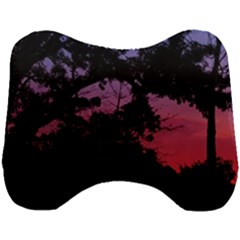 Sunset Landscape High Contrast Photo Head Support Cushion by dflcprintsclothing