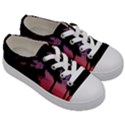 Sunset Landscape High Contrast Photo Kids  Low Top Canvas Sneakers View3