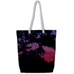 Sunset Landscape High Contrast Photo Full Print Rope Handle Tote (small) by dflcprintsclothing