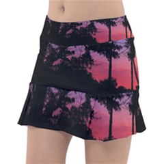 Sunset Landscape High Contrast Photo Classic Tennis Skirt by dflcprintsclothing