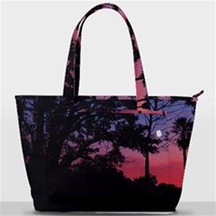 Sunset Landscape High Contrast Photo Back Pocket Shoulder Bag  by dflcprintsclothing