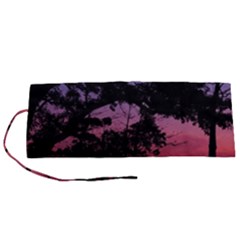 Sunset Landscape High Contrast Photo Roll Up Canvas Pencil Holder (s)