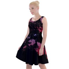 Sunset Landscape High Contrast Photo Knee Length Skater Dress