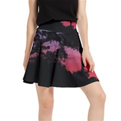 Sunset Landscape High Contrast Photo Waistband Skirt by dflcprintsclothing