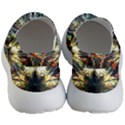 Multicolor Floral Art Copper Patina  Men s Lightweight Slip Ons View4