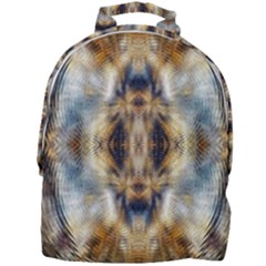 Retro Hippie Vibe Psychedelic Silver Mini Full Print Backpack