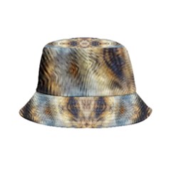 Retro Hippie Vibe Psychedelic Silver Inside Out Bucket Hat