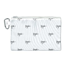 Tribal Style Symbol Drawing Print Pattern Canvas Cosmetic Bag (large)