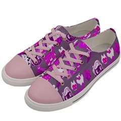 Weird Pick Checkered  Women s Low Top Canvas Sneakers by DayDreamersBoutique