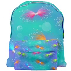 Non Seamless Pattern Blues Bright Giant Full Print Backpack