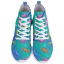 Non Seamless Pattern Blues Bright Men s Lightweight High Top Sneakers View1