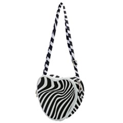 Wave Line Curve Heart Shoulder Bag by Dutashop