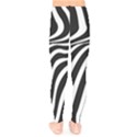 Wave Line Curve Kids  Leggings View2