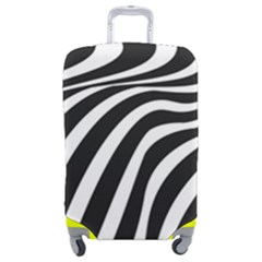 Wave Line Curve Luggage Cover (medium)