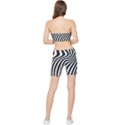 Wave Line Curve Stretch Shorts and Tube Top Set View2