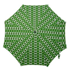 Clover Leaf Shamrock St Patricks Day Hook Handle Umbrellas (small) by Dutashop