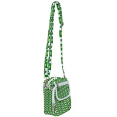 Clover Leaf Shamrock St Patricks Day Shoulder Strap Belt Bag