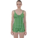 Clover Leaf Shamrock St Patricks Day Tie Front Two Piece Tankini View1