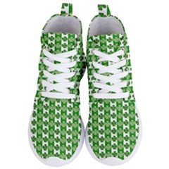 Clover Leaf Shamrock St Patricks Day Women s Lightweight High Top Sneakers