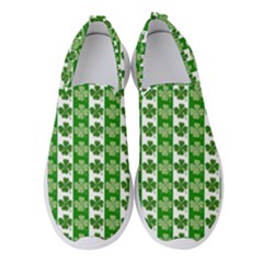 Clover Leaf Shamrock St Patricks Day Women s Slip On Sneakers by Dutashop